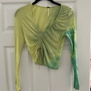Free people crop shirt Xsmall
